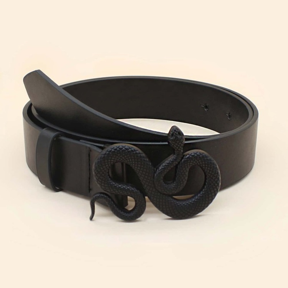 Black snake belt